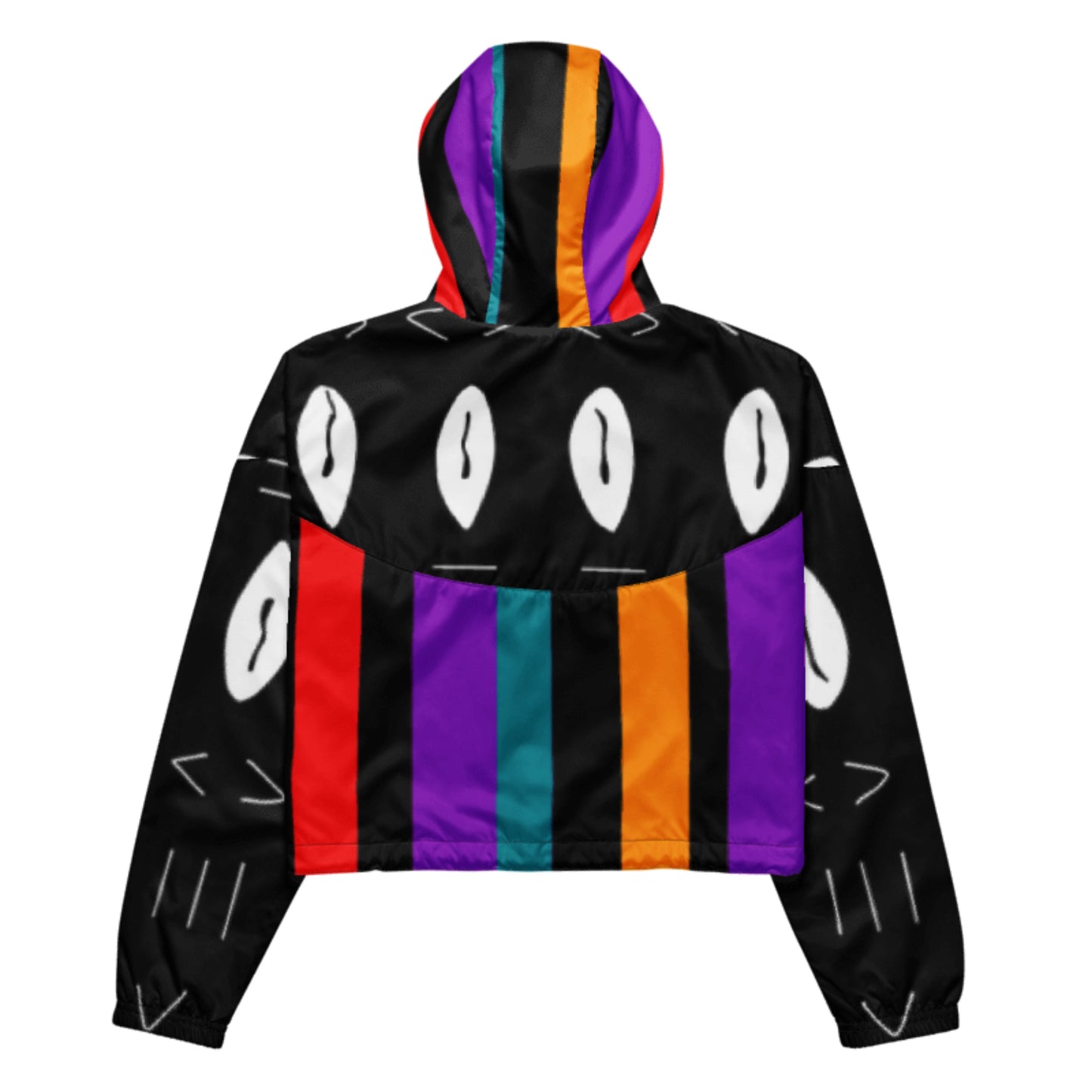 Black History Women’s Cropped Windbreaker