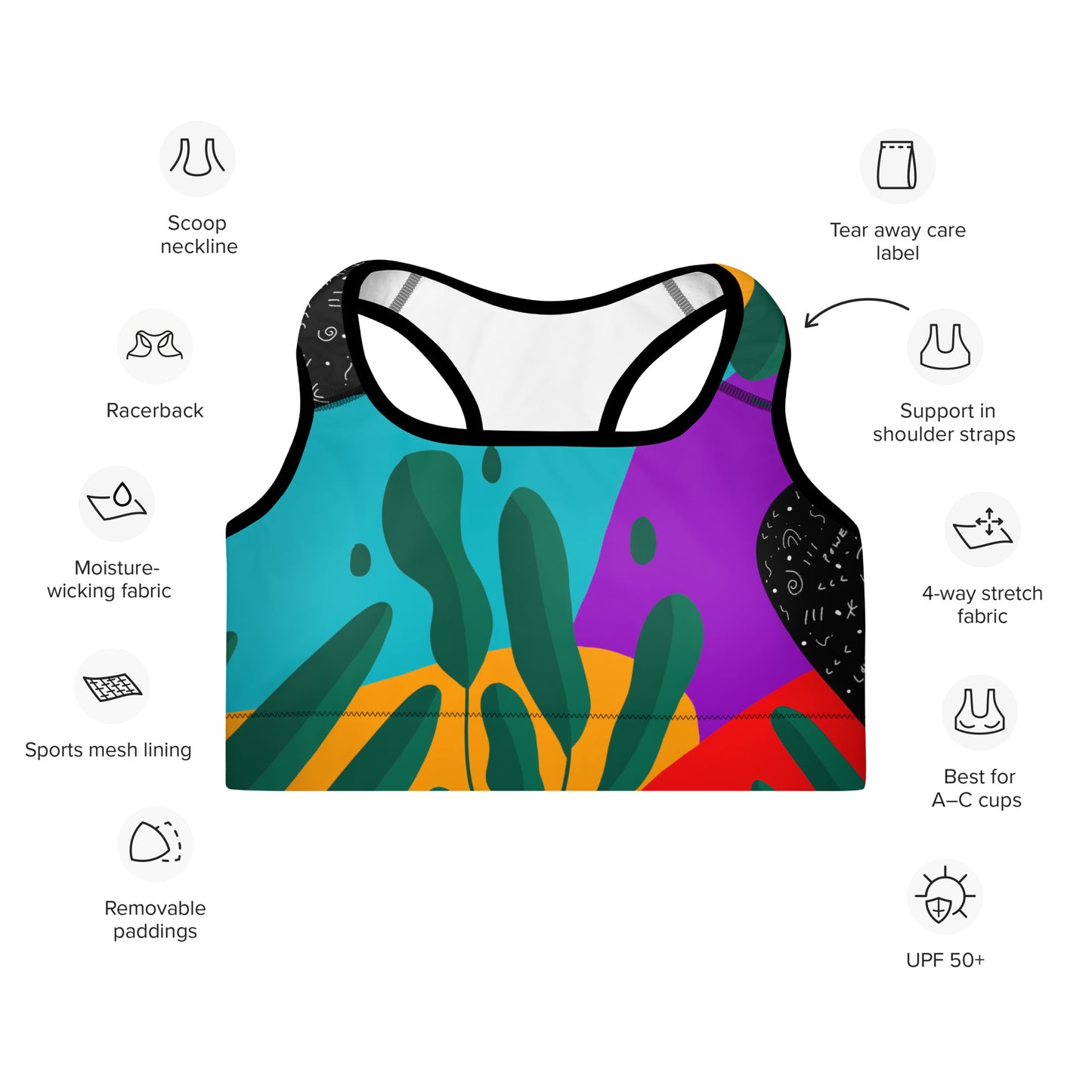 Create Padded Sports Bra